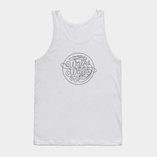 Walks on Water in script Tank Top